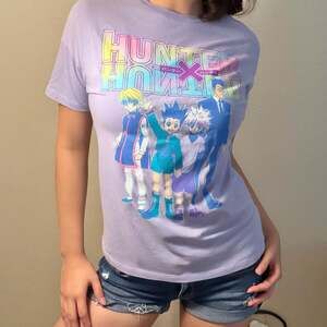 Hunter x Hunter anime women Graphic T-Shirt in Lavender